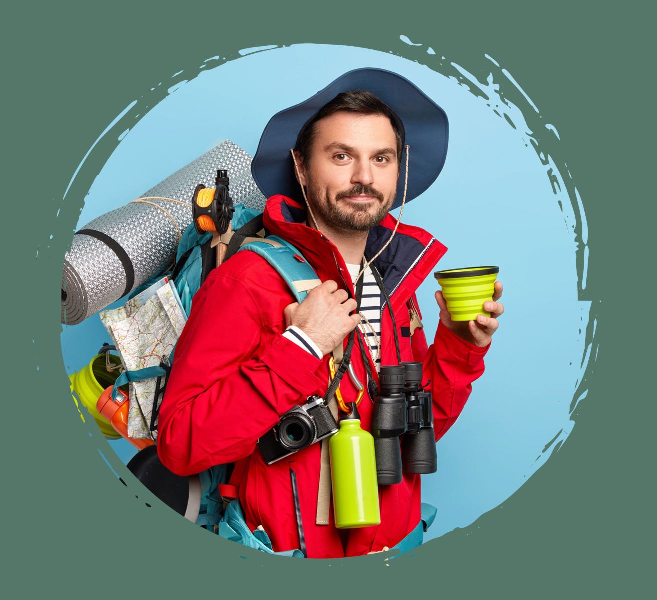 تراول ماگ بنددار